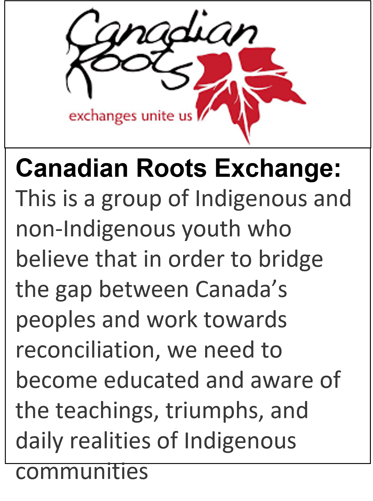 canadian roots exchange