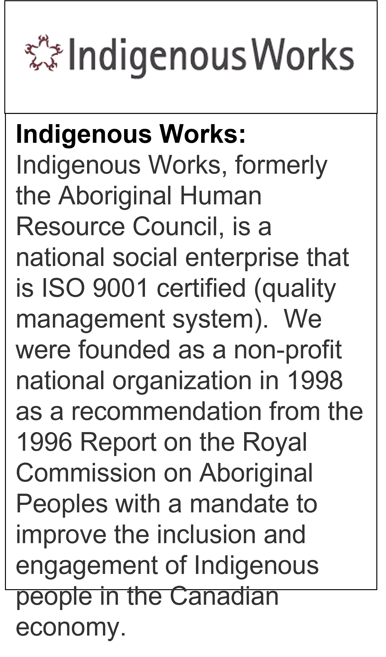 indigenous works