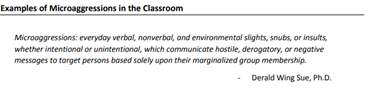 microaggressions