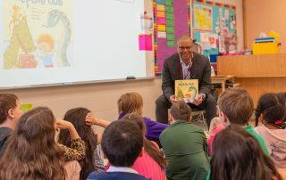 Director Dowling with students