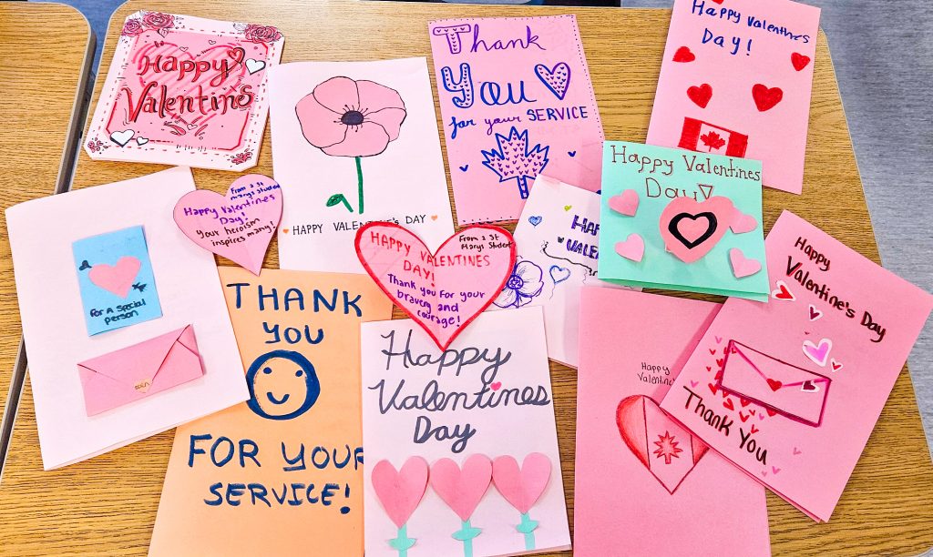 Valentine's Days Cards for Veterans