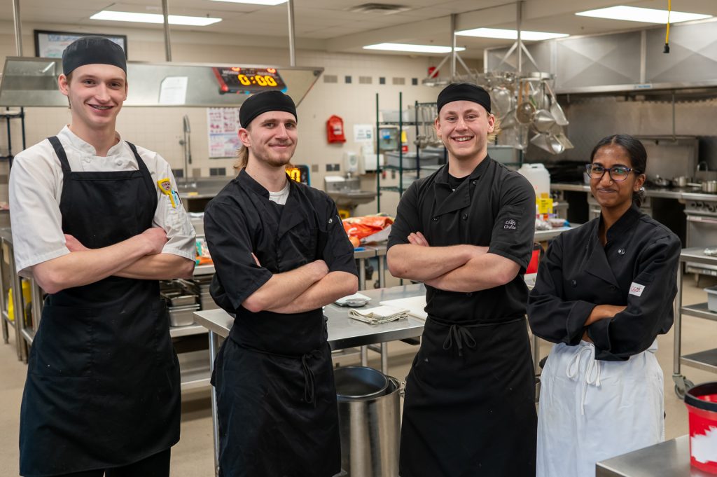 Skills competition students