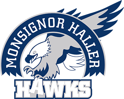 Monsignor Haller School Logo Monsignor Haller Catholic Elementary School Logo